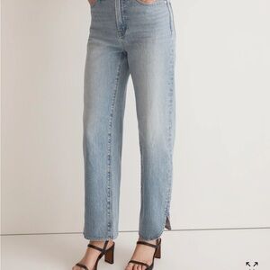Madewell Blue Straight Jeans Classic Style
